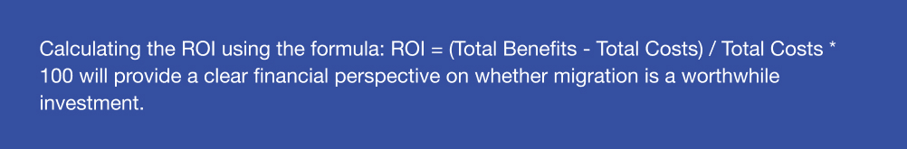 Calculating the ROI using the formula