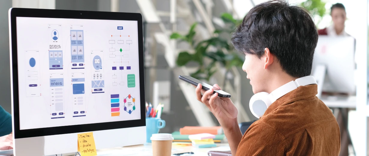 "Voice command User Interface for enhanced customer experience."