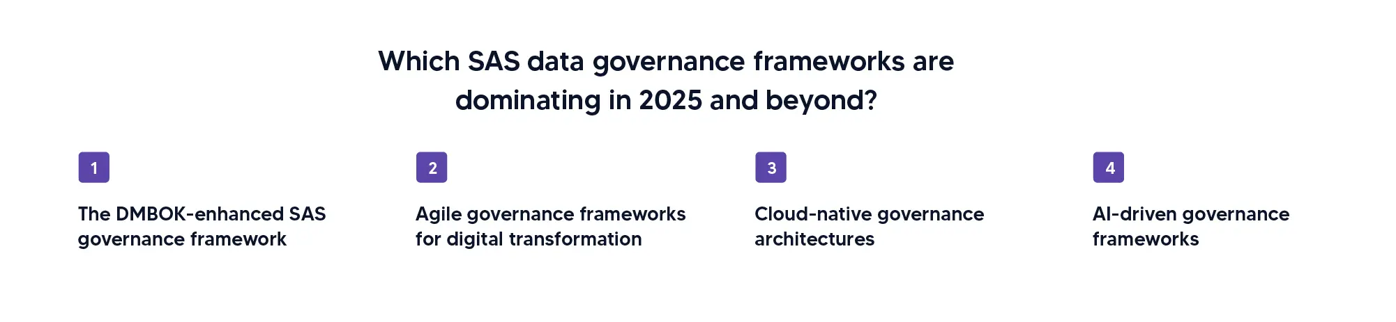 AS data governance frameworks are dominating in 2025